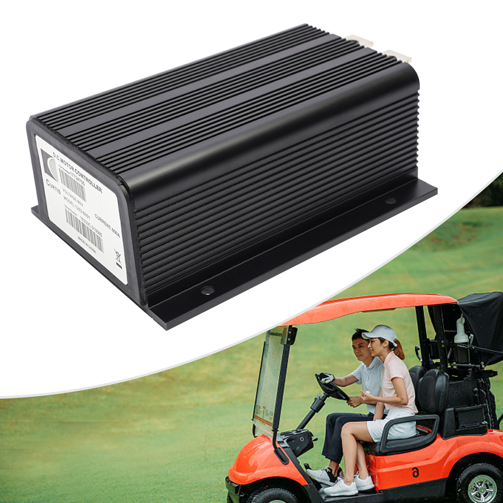 1253-8001# Replace DC Motor Controller 80V 600A Cart Controller Motor For Curtis