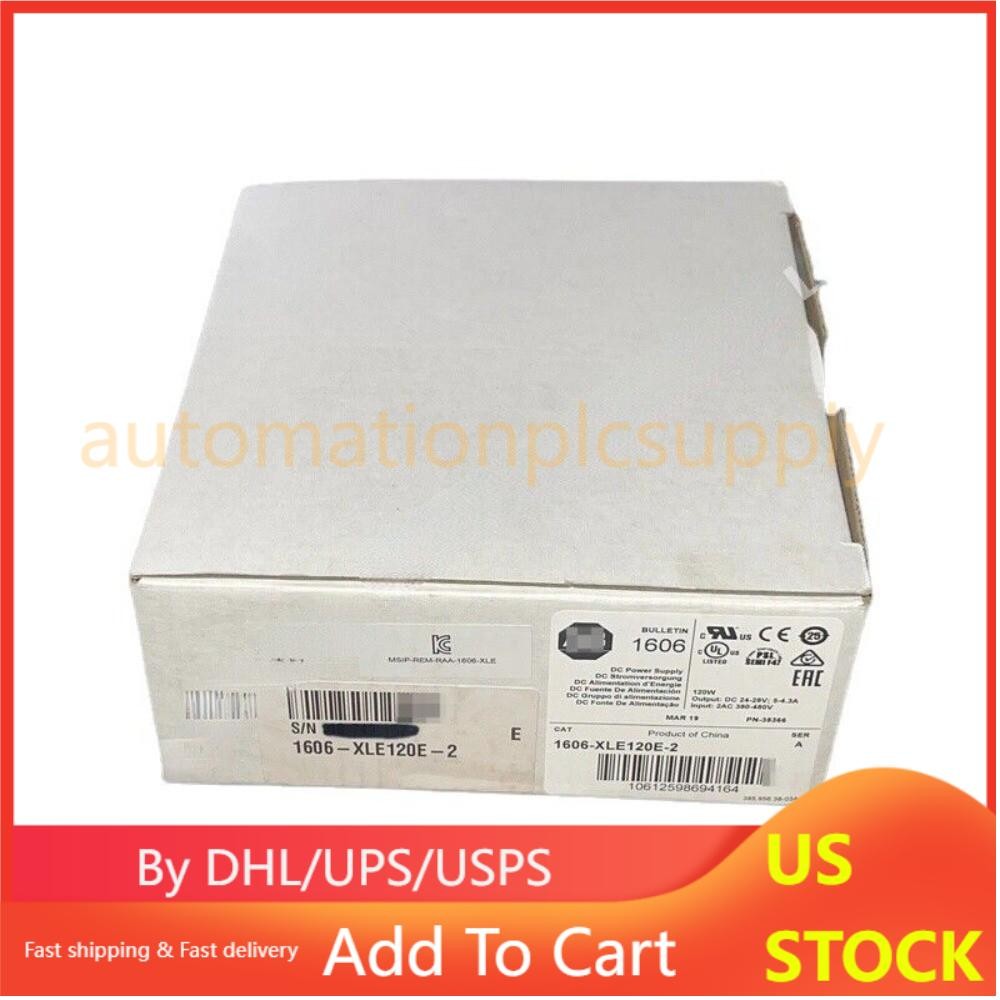 1606-XLE120E-2 AB Power Supply 24-28VDC 120W New 1606XLE120E2 US Free Tax