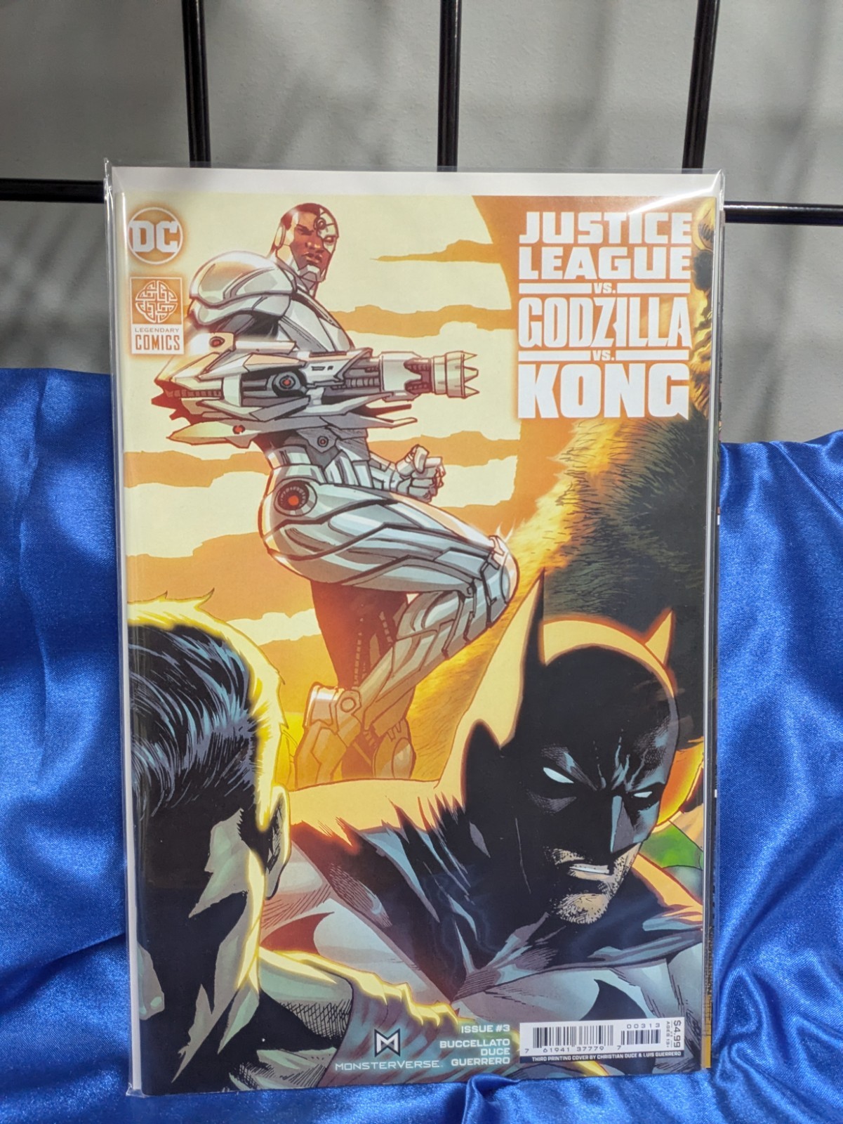 Justice League vs Godzilla vs Kong #3 3rd Print Cvr