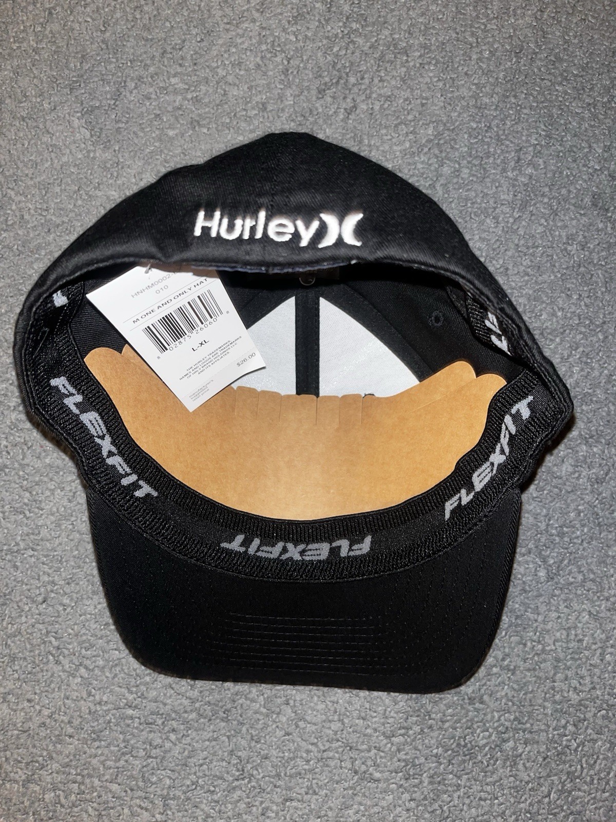 Hurley One and Only Hat Black Men’s Headwear L/XL Cap New
