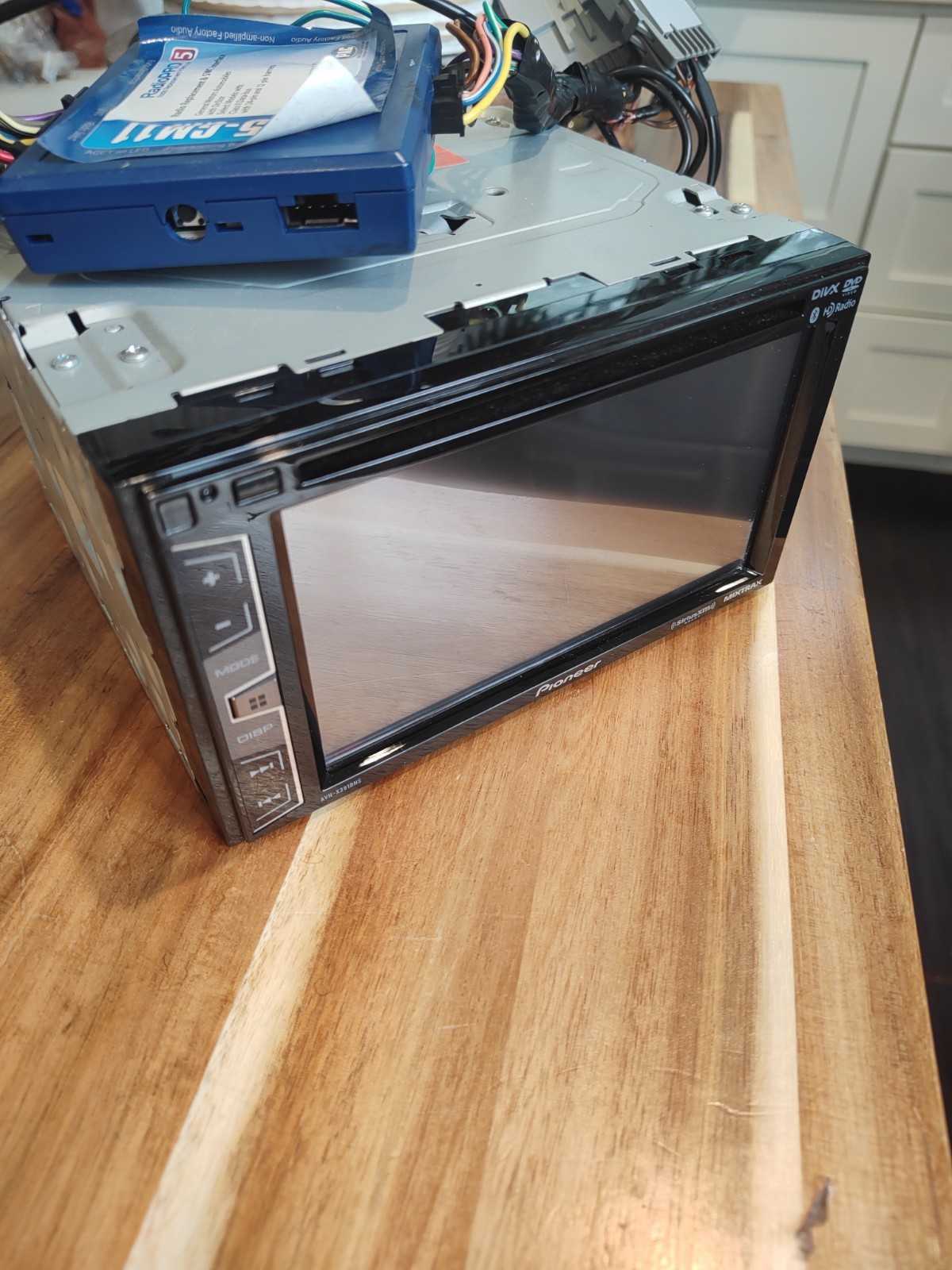 Pioneer AVH-X391BHS Radio, PAC RP5-GM11 wired for 05-13 corvettes and GM trucks