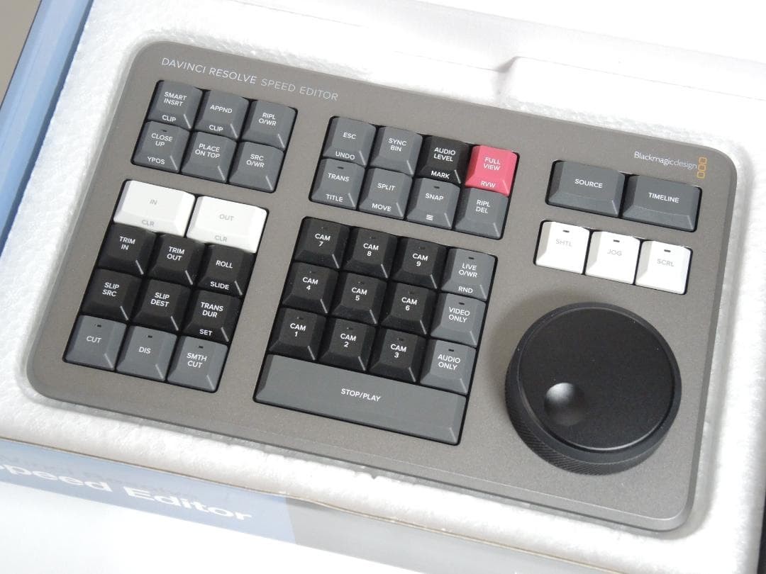 Blackmagic DaVinci Resolve Speed Editor Keyboard Tested No Software License