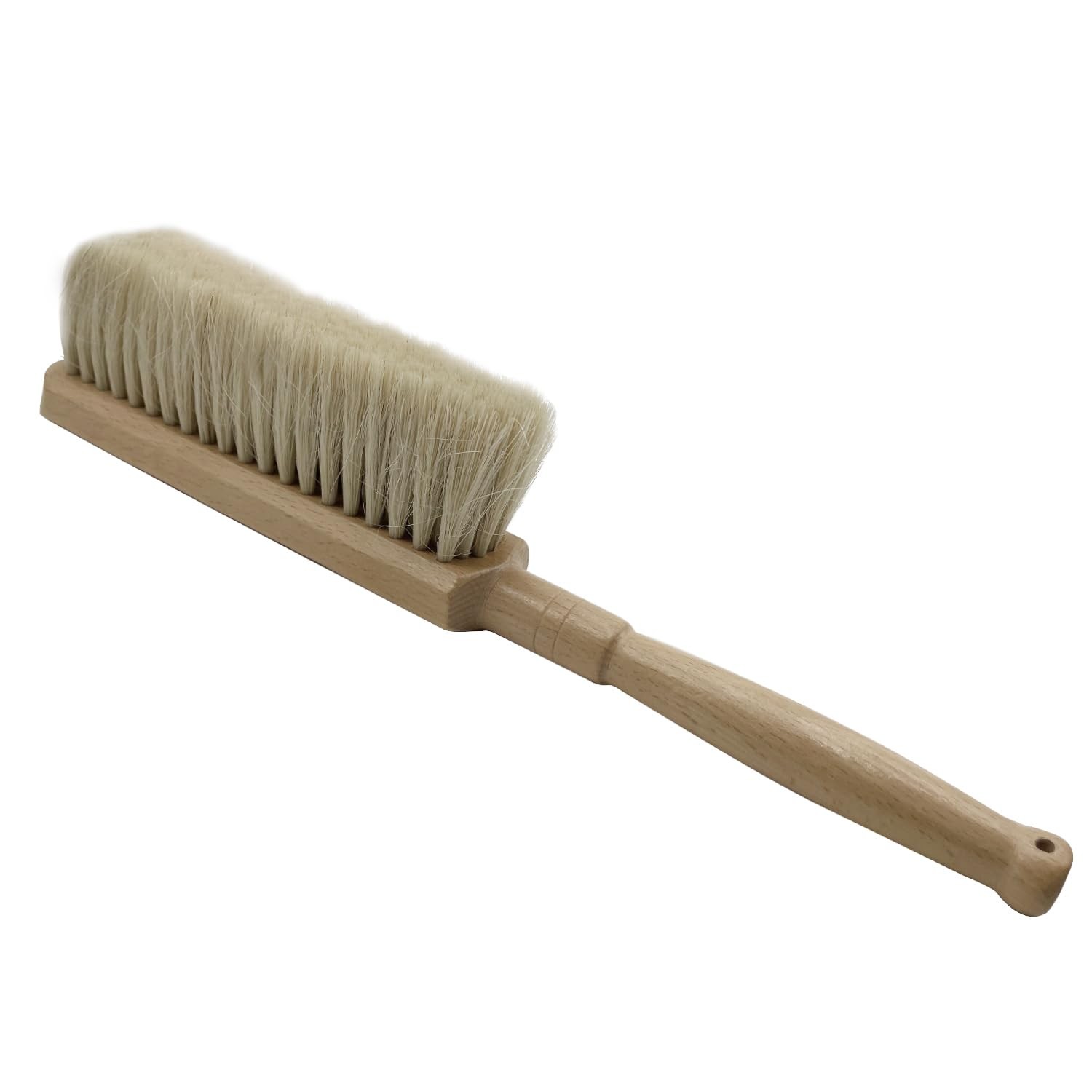 Cleaning Brushes for Household Use, Wooden Handle with Horsehair Bristle Benc...