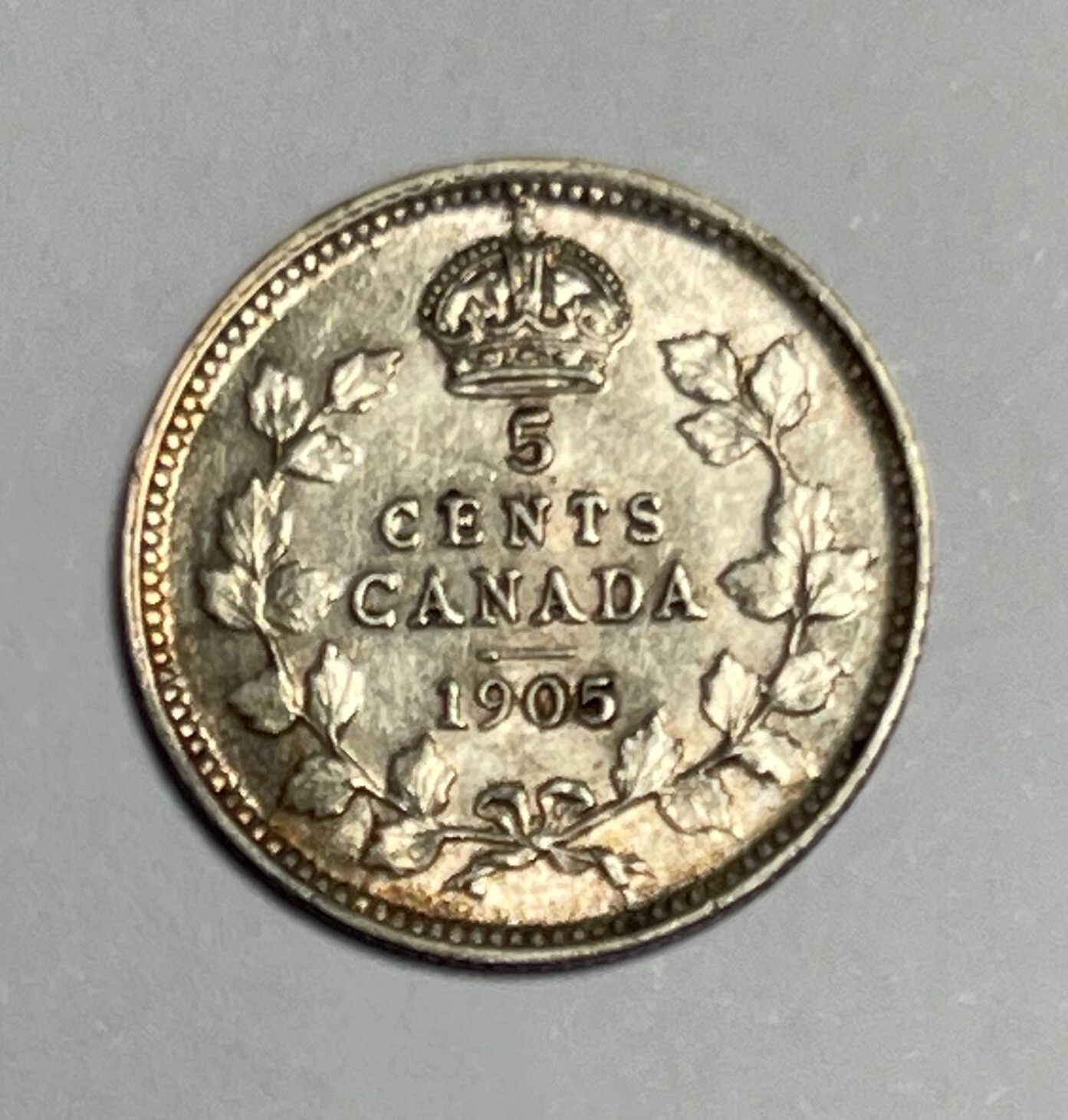 Canada 5C 1905 (#540) AU.