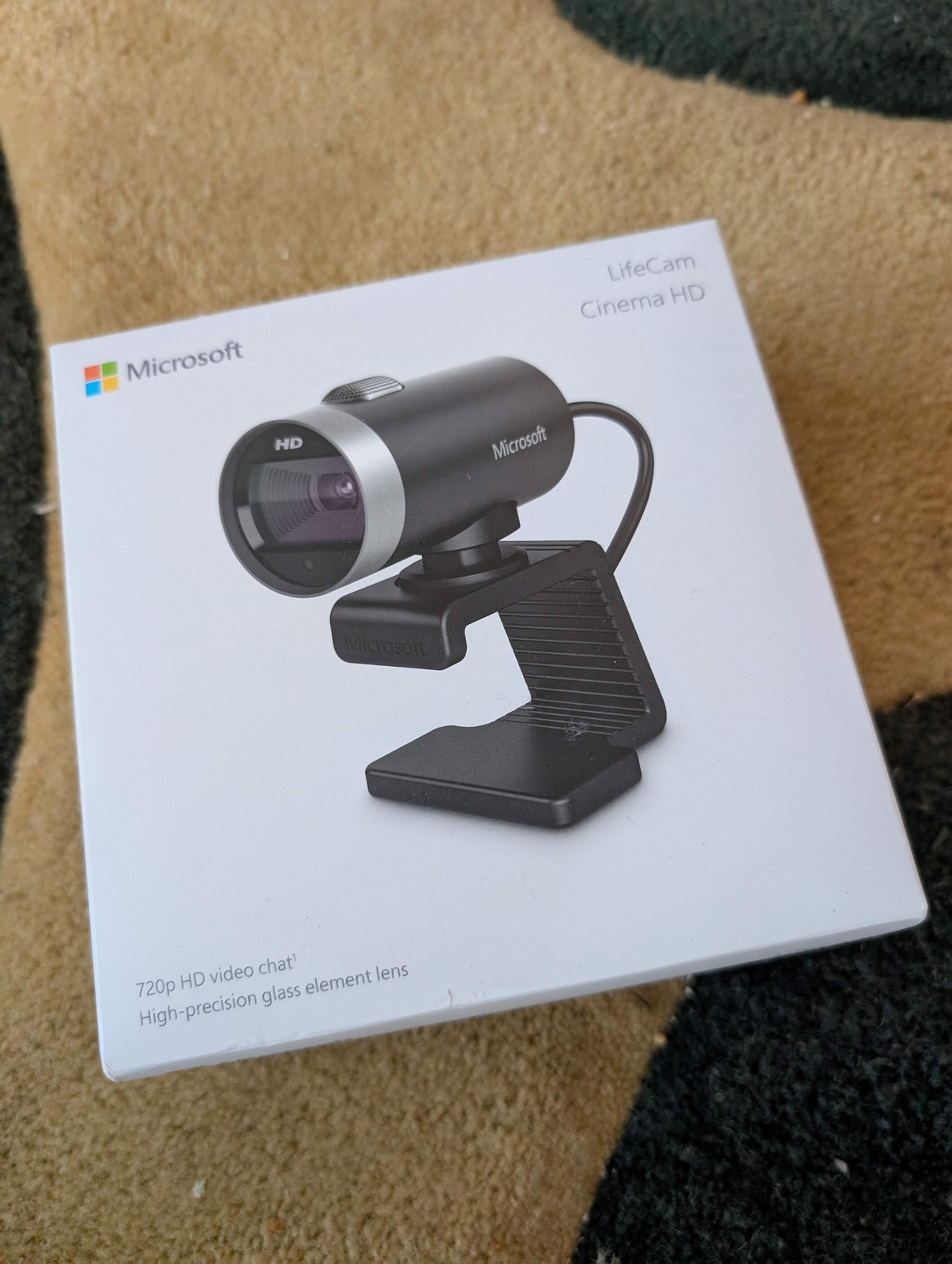 NEW Microsoft LifeCam Cinema,Webcam with built-in noise cancelling Microphone, L