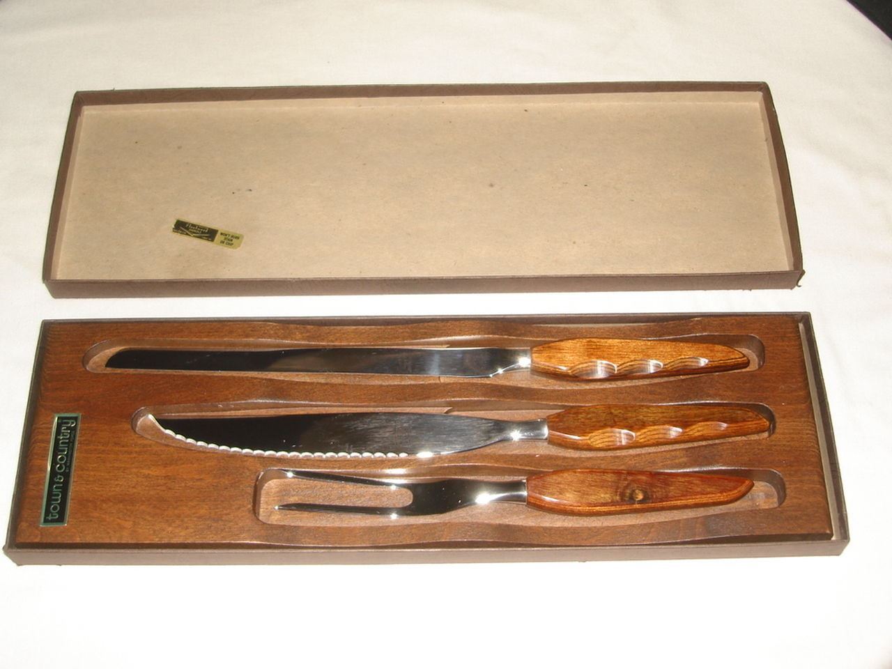 Vintage Town Country  "Fleetwood" Design 3 piece Carving Knife Set
