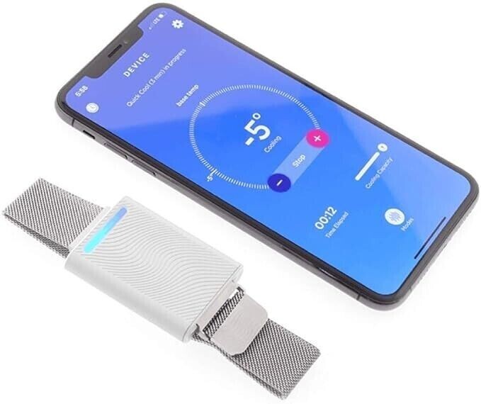New Embr Labs Wave 1 Rose Gold Bracelet Wearable Warming and Cooling + Charger