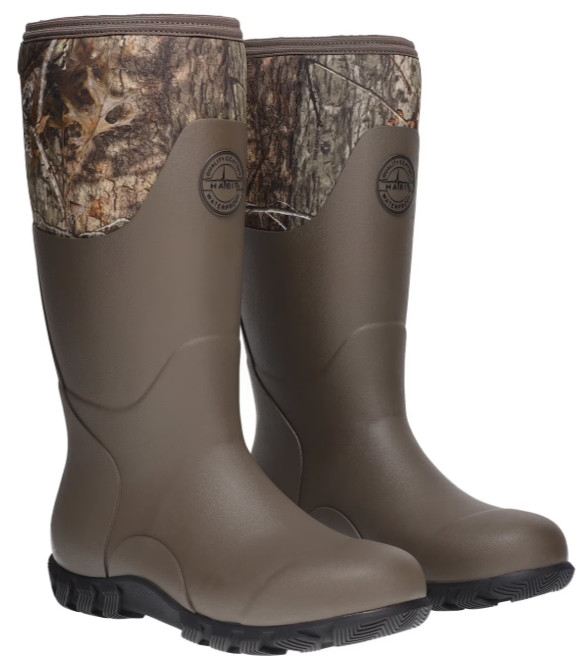 NEW Habit Men's Mossy Oak Country DNA/Tarmac All Weather Waterproof Boots