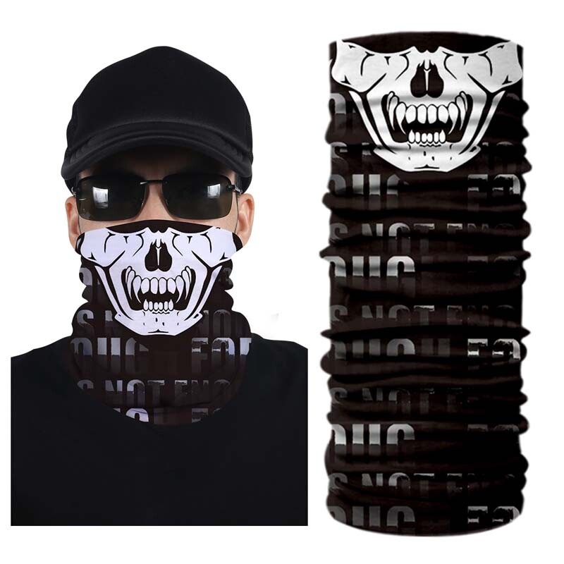 UV Protection Skull Clown Joker Balaclava Neck Gaiter Scarf Breathable Face Mask