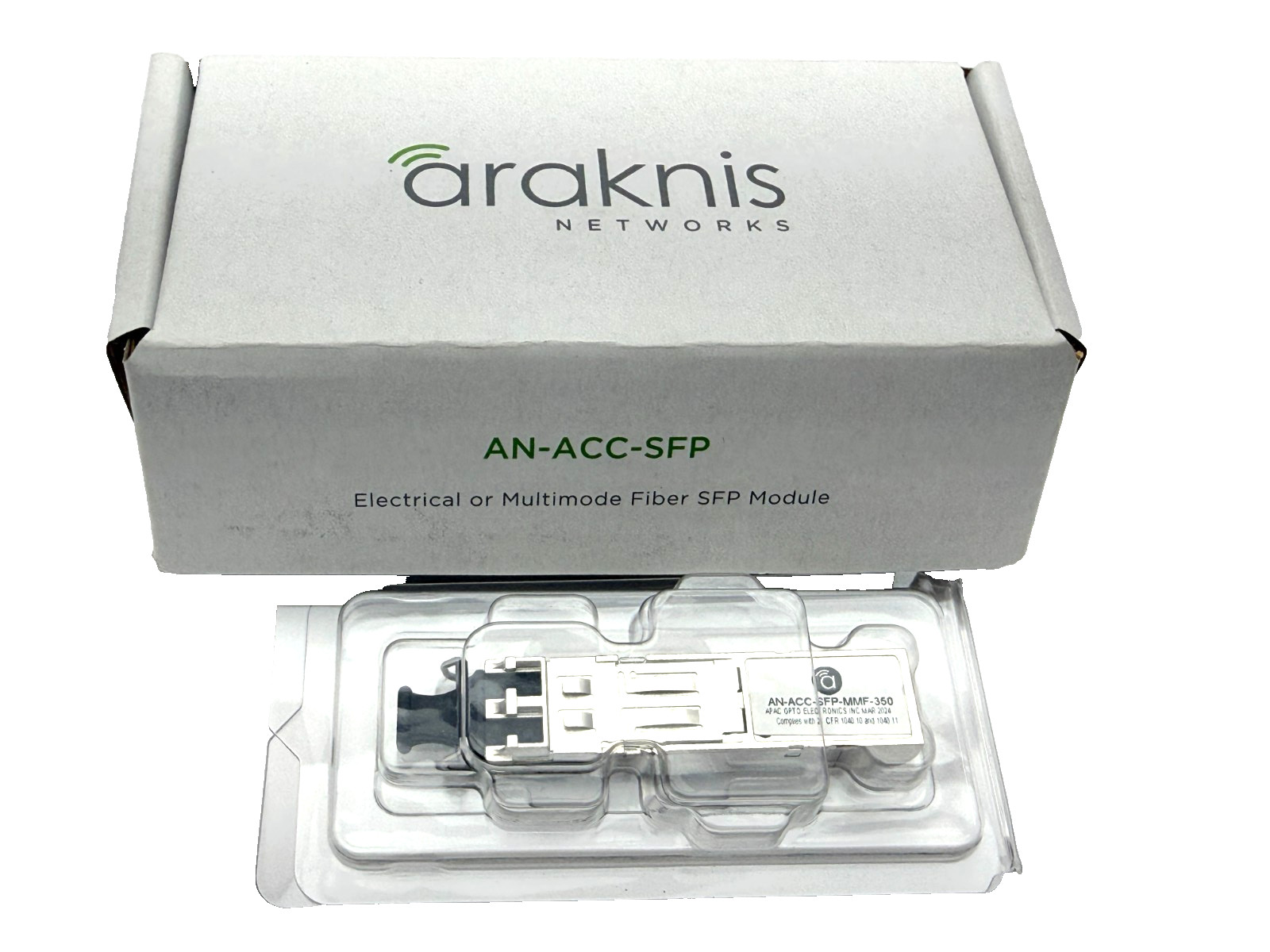 Araknis Networks AN-ACC-SFP-MMF-350 Transceiver Module, 850nm, 1Gbps