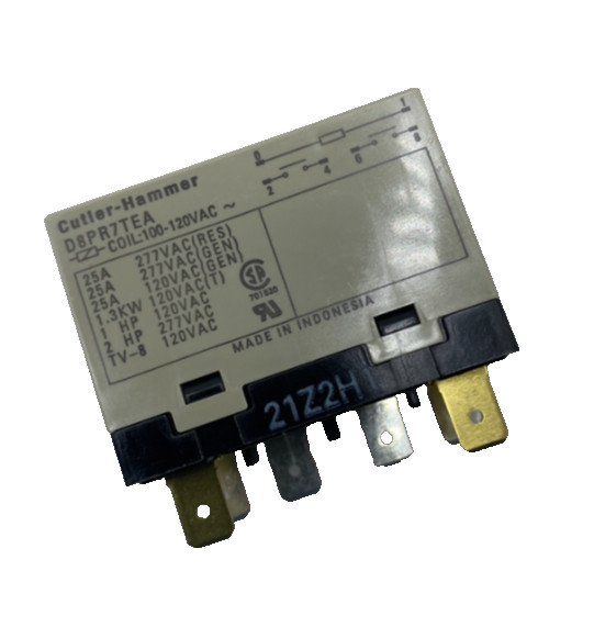 Eaton Cutler-Hammer D8PR7TEA Power Relay - DPST-NO - 120VAC Coil ✅