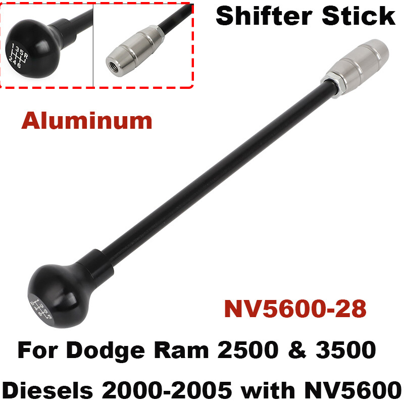 For 2000-2005 Dodge Ram 2500 & 3500 NV5600 Aluminum Shifter Stick Kit NV5600-28