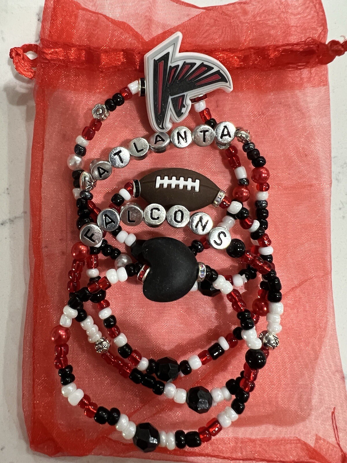 Atlanta Falcons Friendship Bracelets (5)