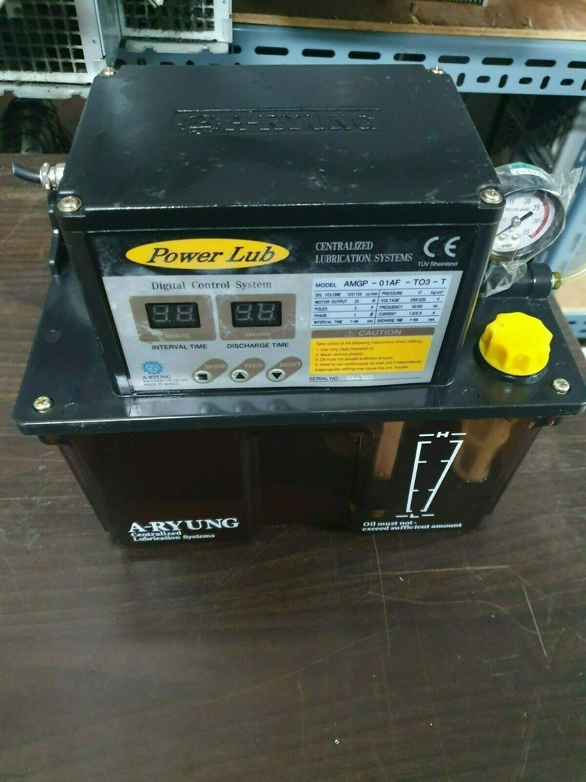 A-RYUNG AMGP-01AF-T03-T Lubrication Pump , AMGP-01AF-T03-T