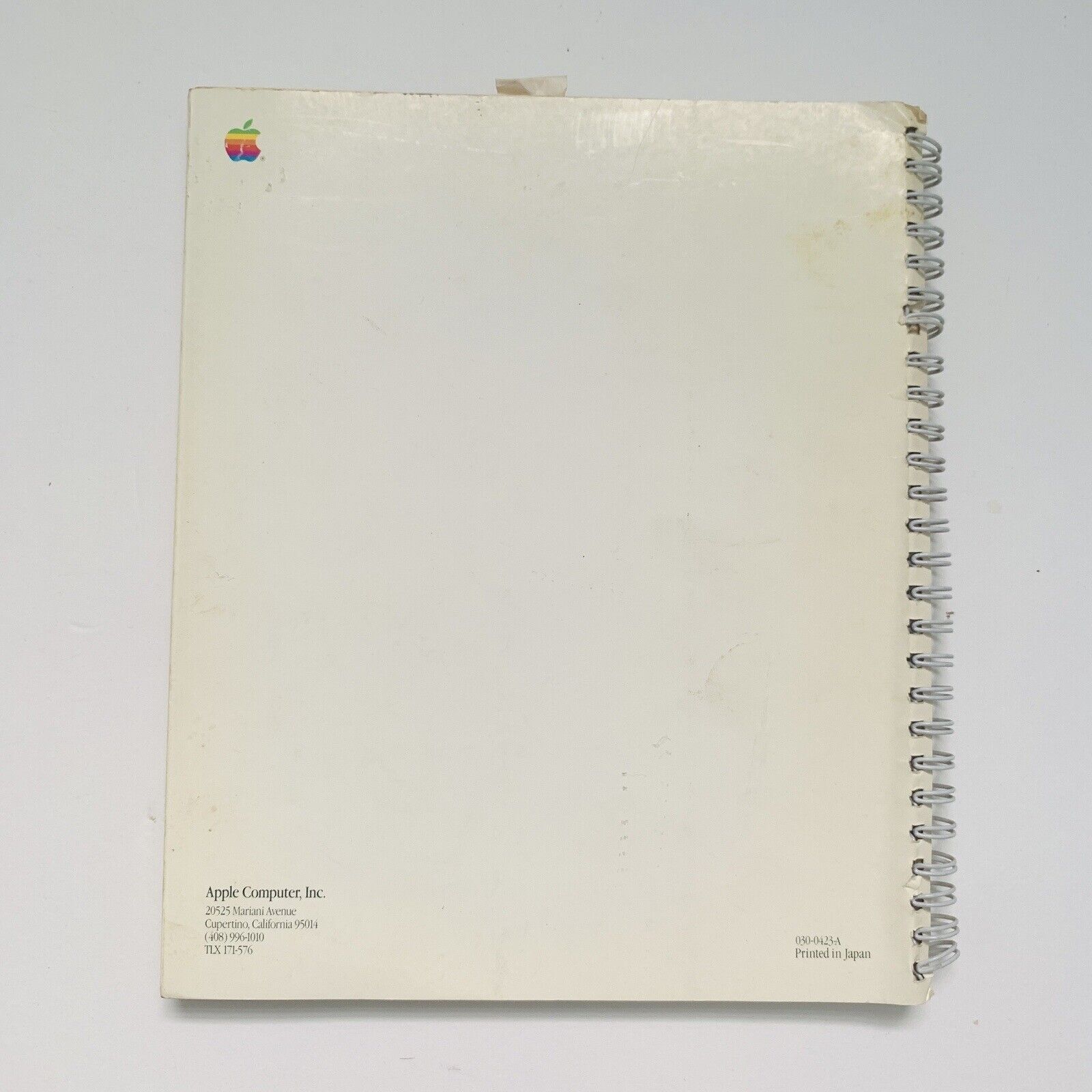 Apple ImageWriter II Owner’s Guide VTG 1988