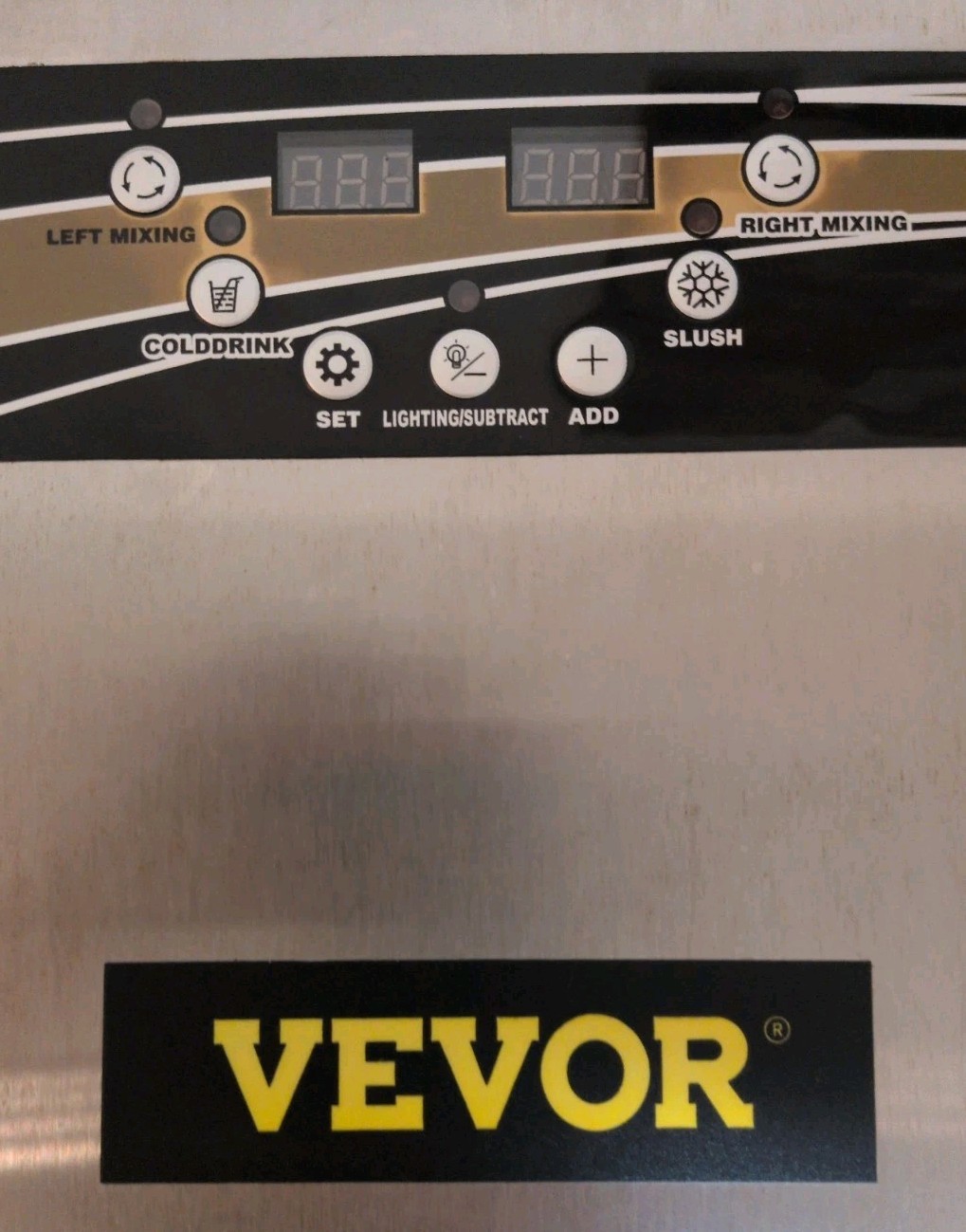 VEVOR Slush Machine X-300 Front Panel Cover with Display Control Board PCB
