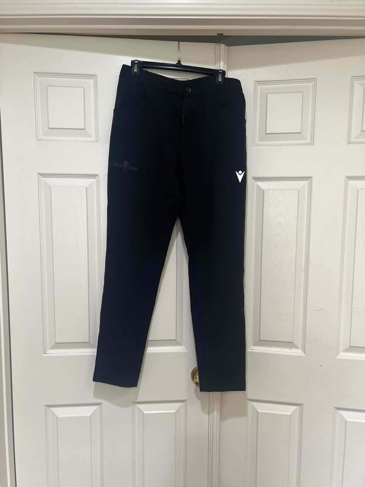 MACRON DELANEY REFEREE Black PANTS BASKETBALL Size Small