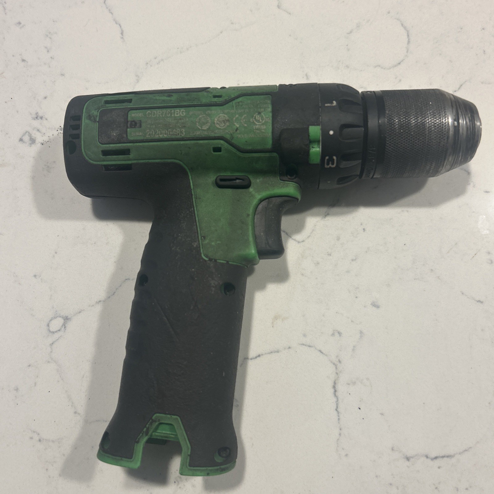 Snap-On CDR761BG 3/8" 14.4V Cordless Drill - Tool Only!