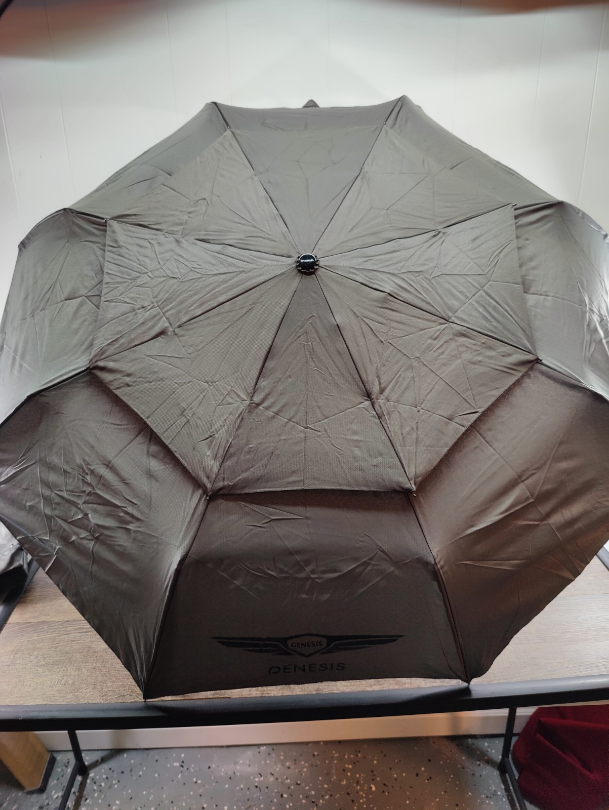 Genesis Wing Rain & Wind Proof Travel Umbrella w/ Teflon Coating NEW 44"