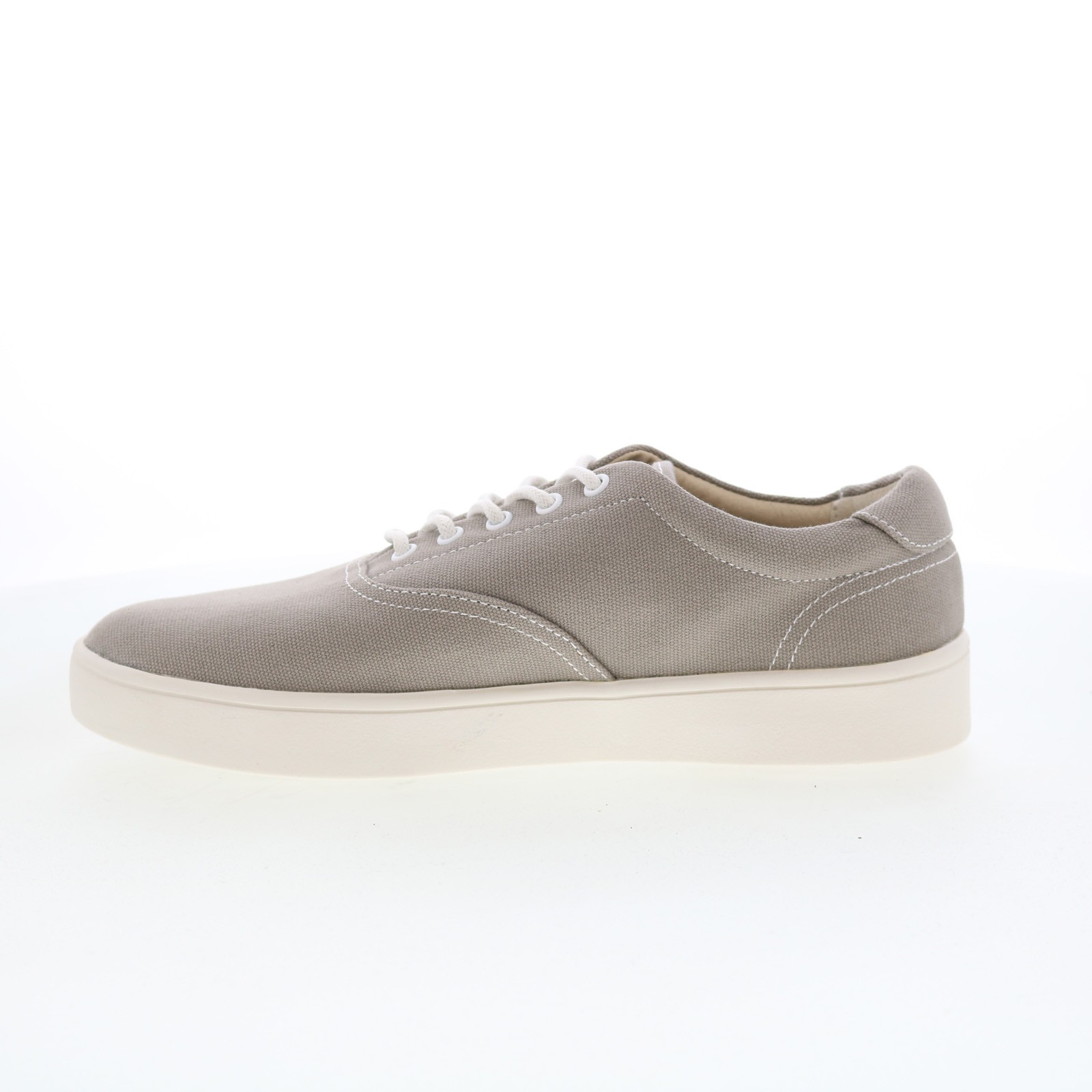 Spenco Pier SP2007GRY Mens Gray Wide Canvas Lifestyle Sneakers Shoes