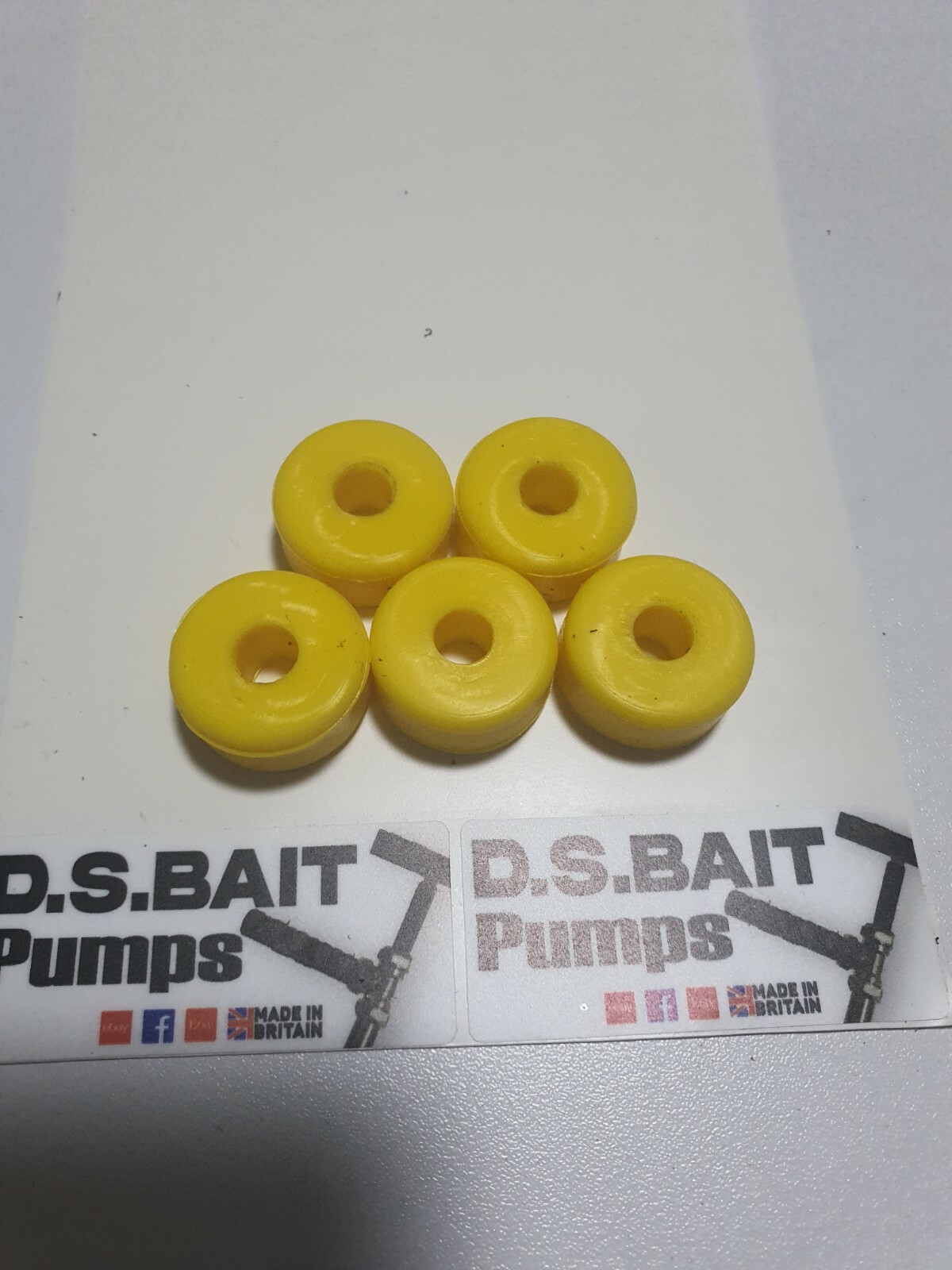 28mm bait pump washers 25mm width, 8mm centre, 12mm depth 40 shore lab grade