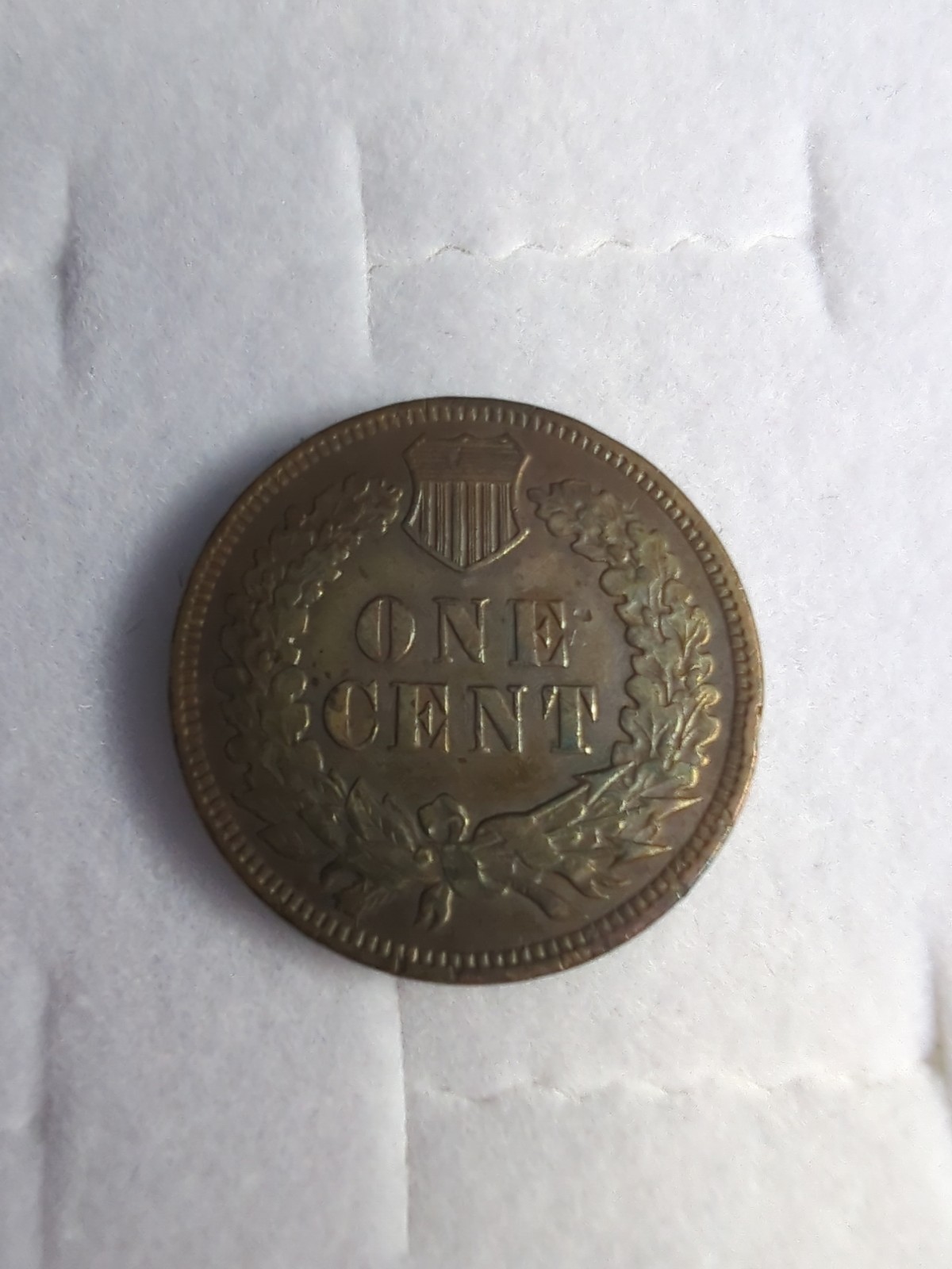 1905 1C Toned Indian Cent Uncirculated