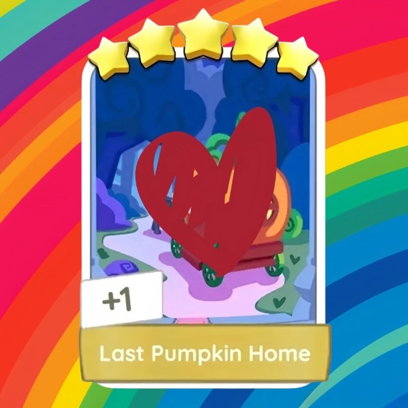 ⭐Last Pumpkin Home⭐ 5 Star - ⭐Monopoly.GO Sticker Set 16-9