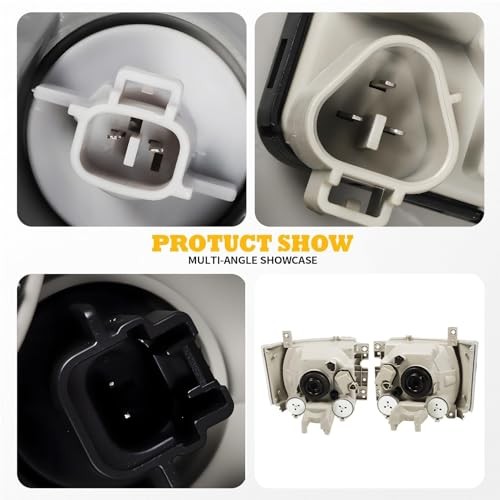 Driver Side Headlight Assembly w/Corner Lamp Compatible with NPR NPR-HD Left