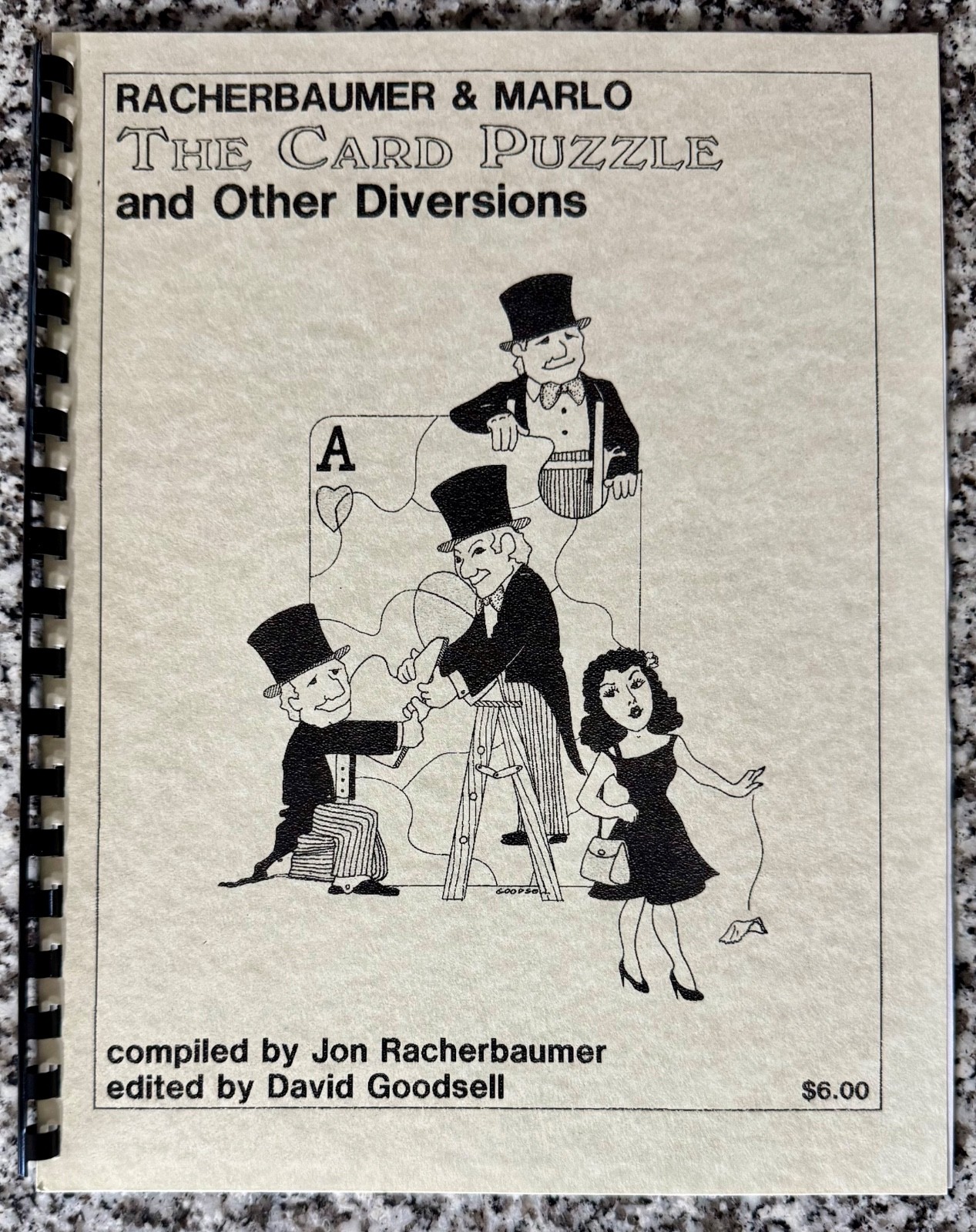 Jon Racherbaumer and Marlo The  Card Puzzle and Other Diversions