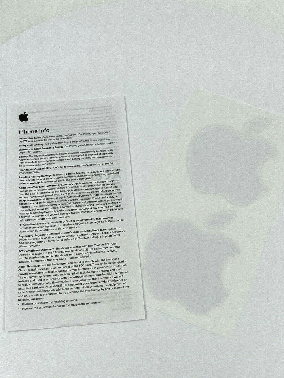 Authentic iPhone 5 Empty Box Apple Original