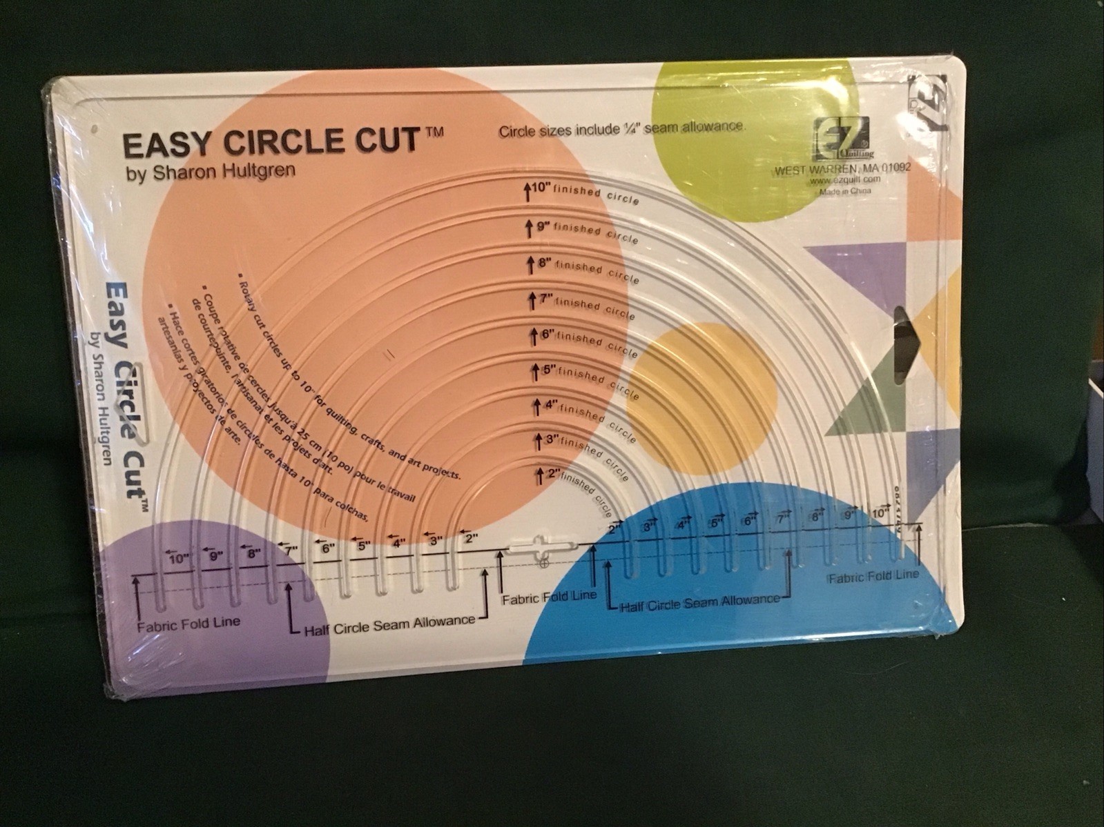 Easy Circle Cut by Sharon Hultgren