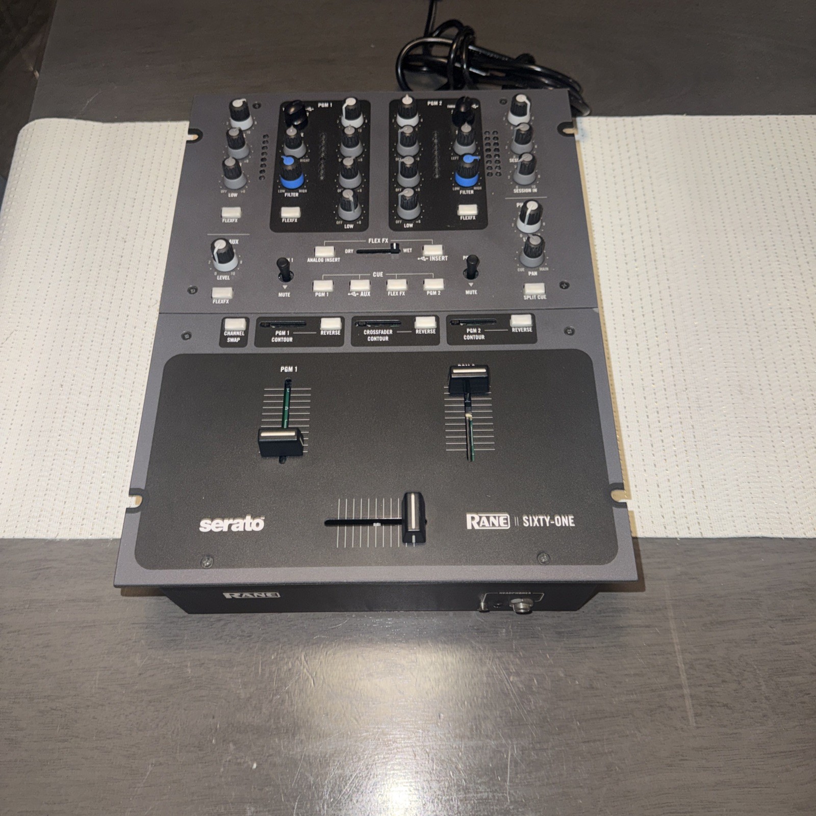 Rane Sixty One 61 DJ Serato Mixer TESTED WORKS