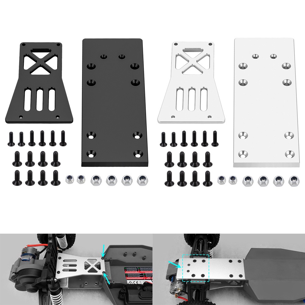 Alum Wheelbase Extension 80mm For Traxxas Rustler Bandit Drag racing Chassis