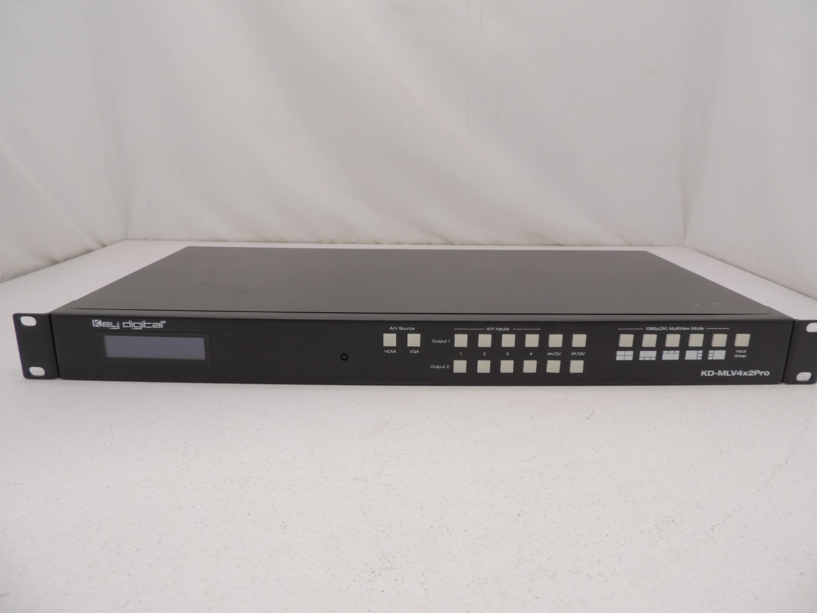 Key Digital KD-MLV4X2Pro 4x2 4 Input 2 Output HDMI Matrix Switcher