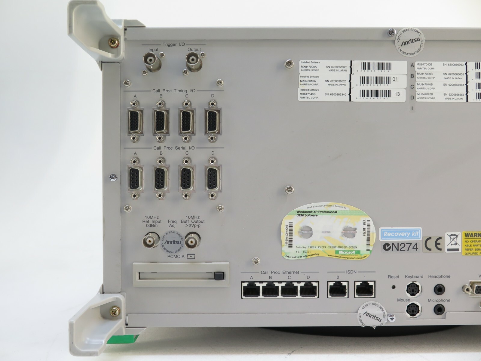 Anritsu MD8470A Signaling Tester With Option 01, 02, 13 and Software Options