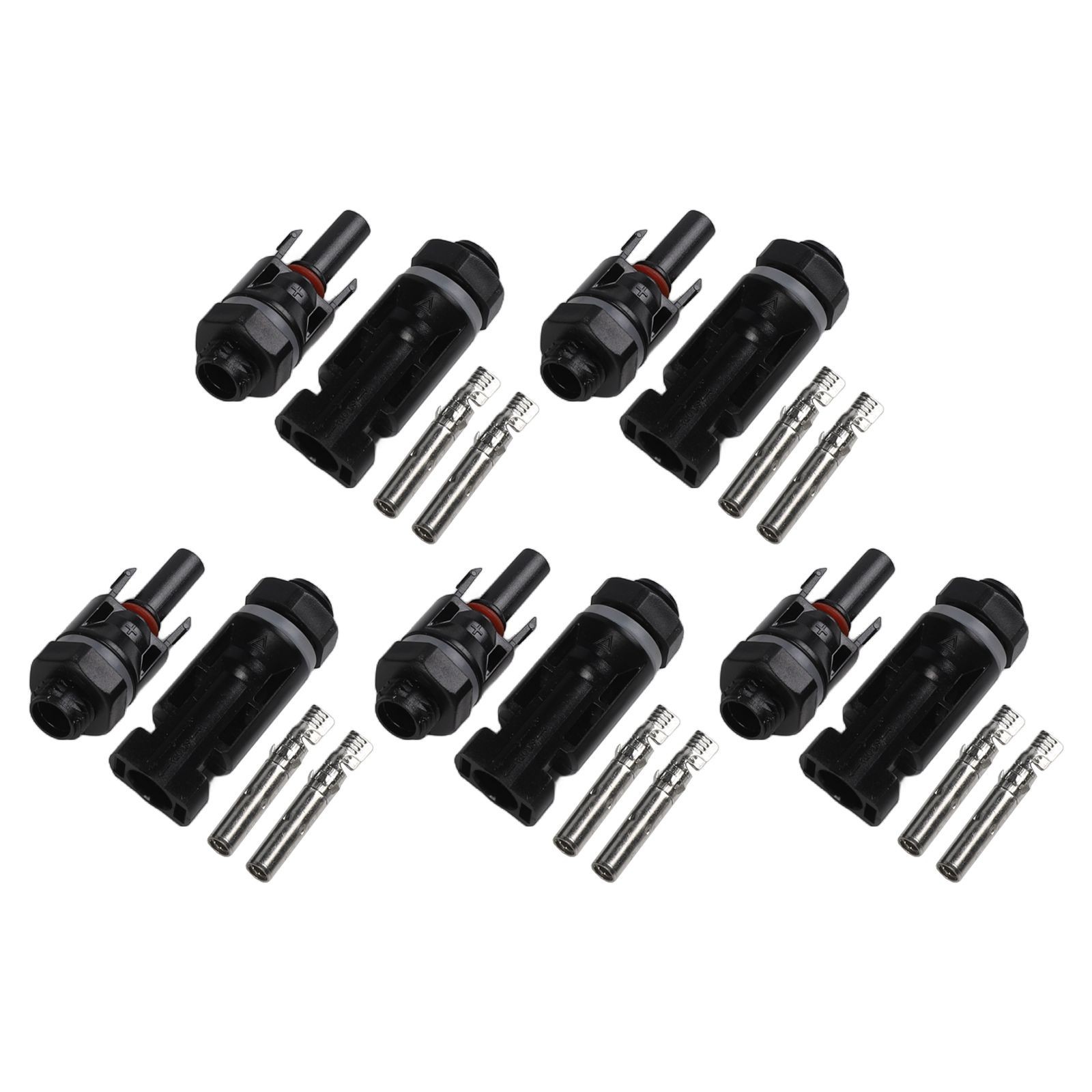5Pairs Solar Panel Connector Socket Coupling Distributor Adapter New
