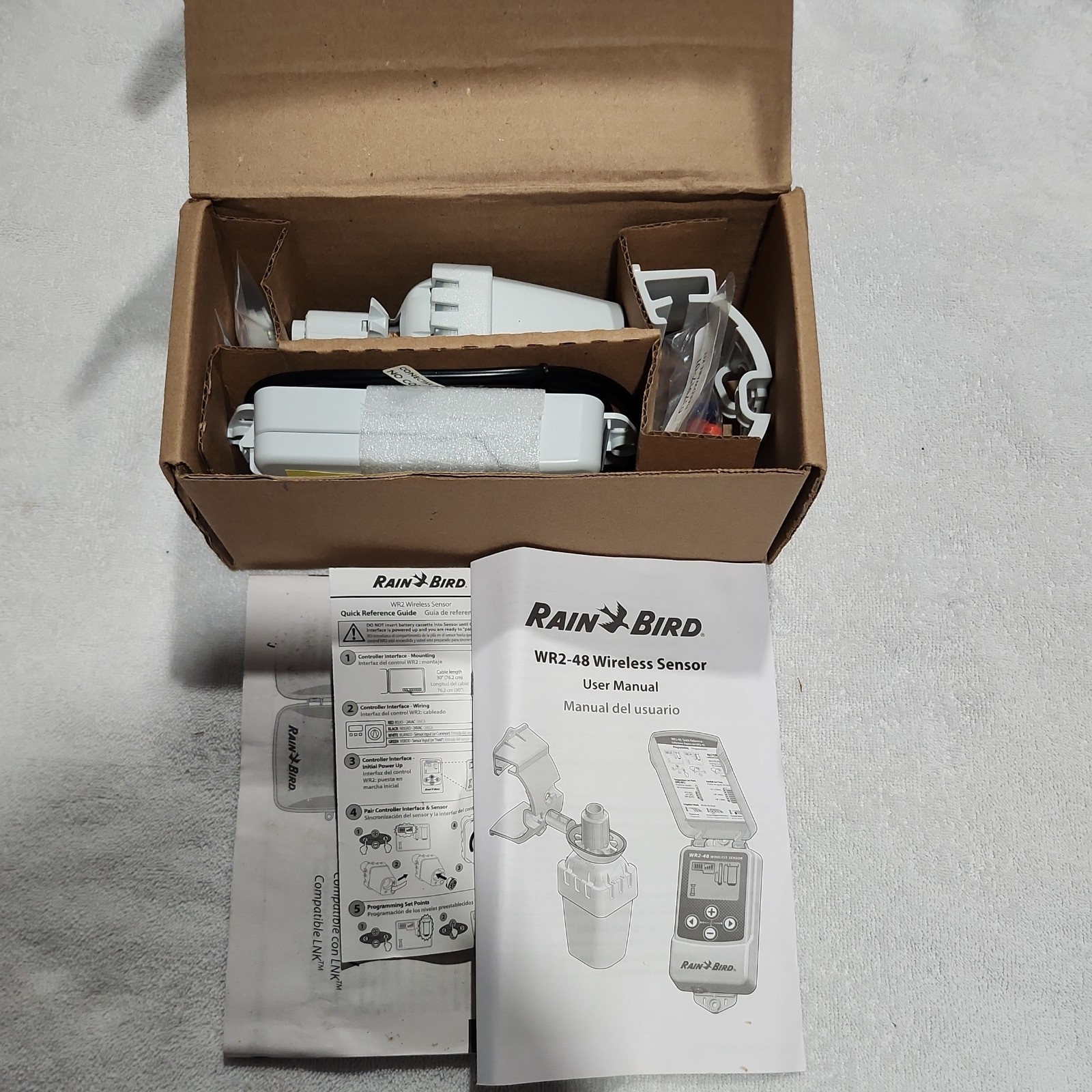 Rain Bird WR2-RFC-48 Wireless Rain Freeze Combo Sensor WR2RFC48 Weather Kit