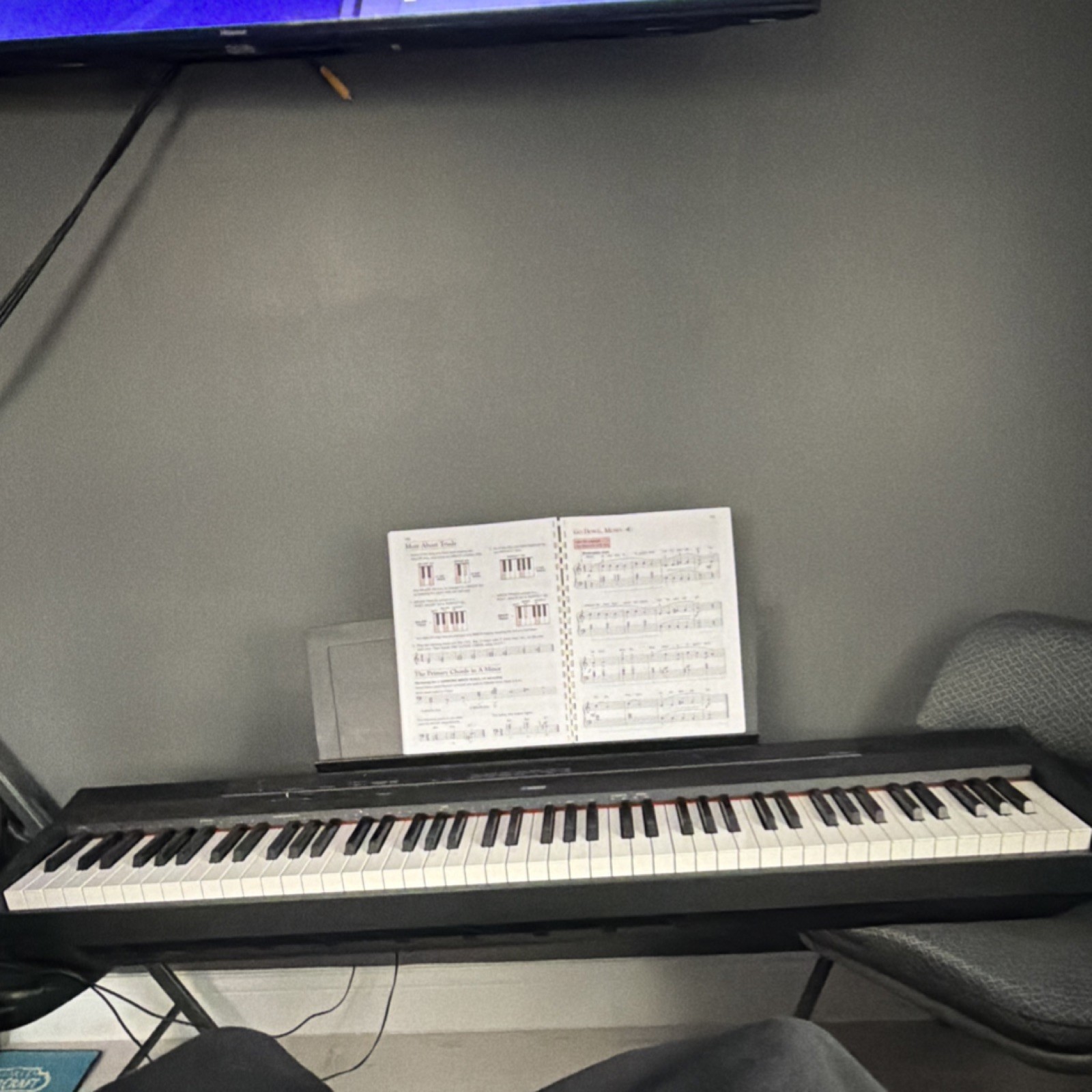 Yamaha P-115 Digital Piano 88-Key Weighted Black With Sheet Music (no Stand)