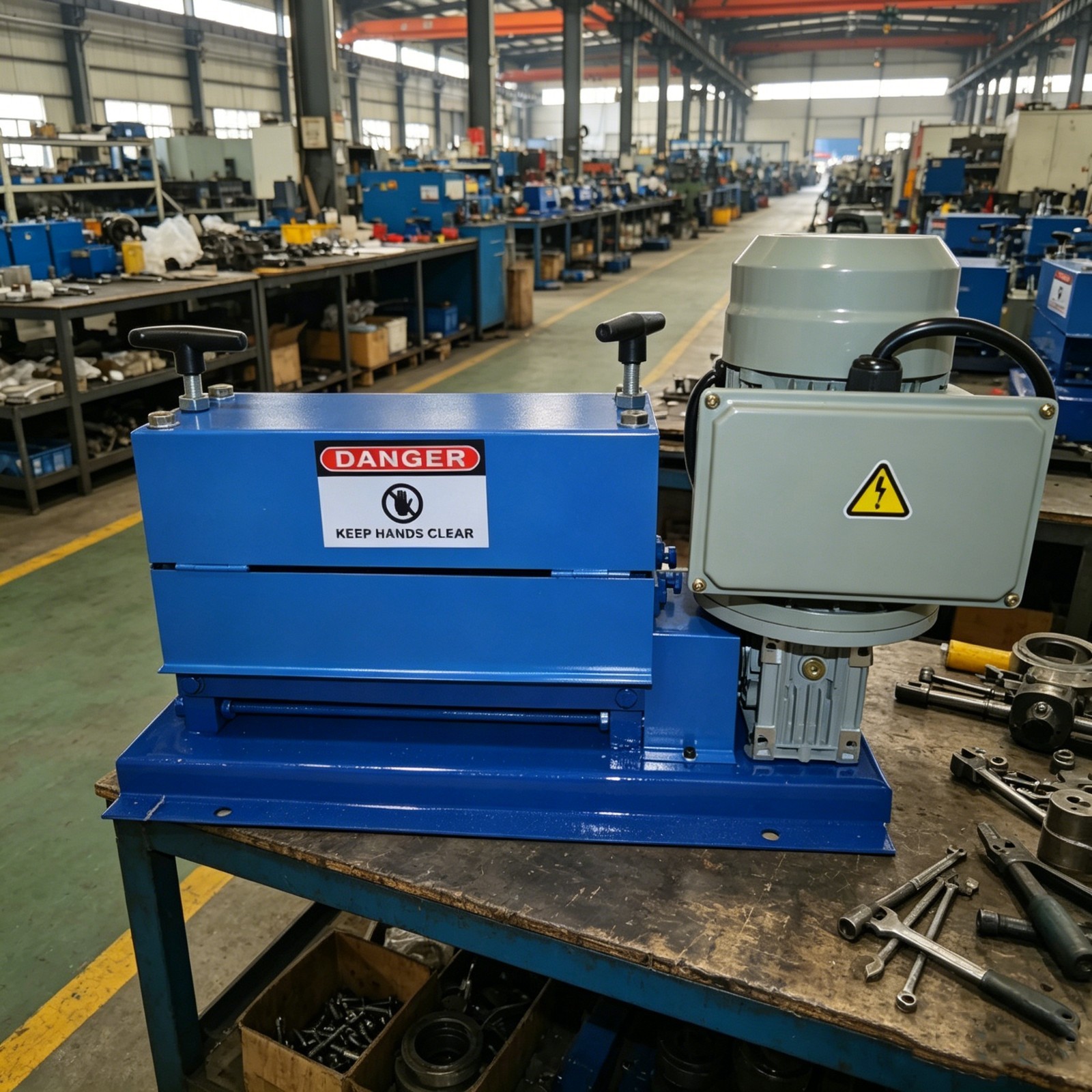 Automatic Wire Stripper Machine Φ1mm~38mm Electric Copper Cable Stripping Tool