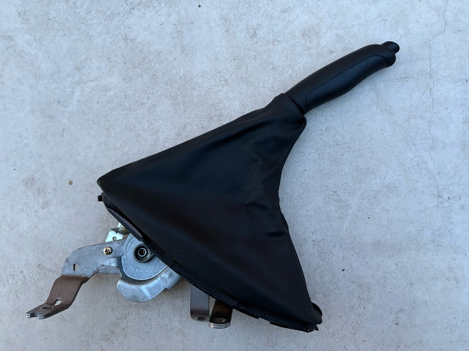 BMW E46 Handbrake E-Brake Emergency Brake Black Leather Assembly OEM