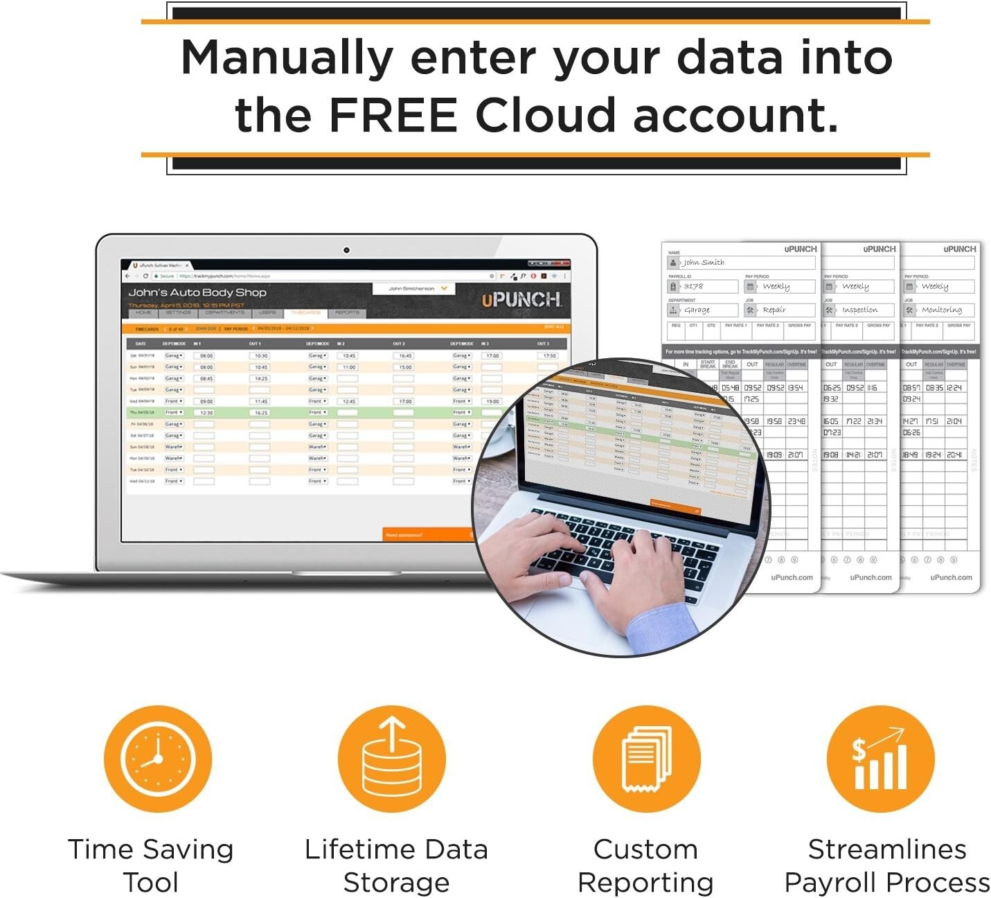 Advanced Time Clock Bundle for Small Business: Accurate Punch Tracking Solution