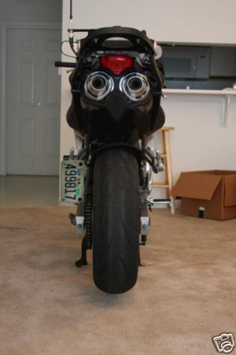Yamaha FZ6 YZF600 side mount License plate Relocator fender eliminator bracket