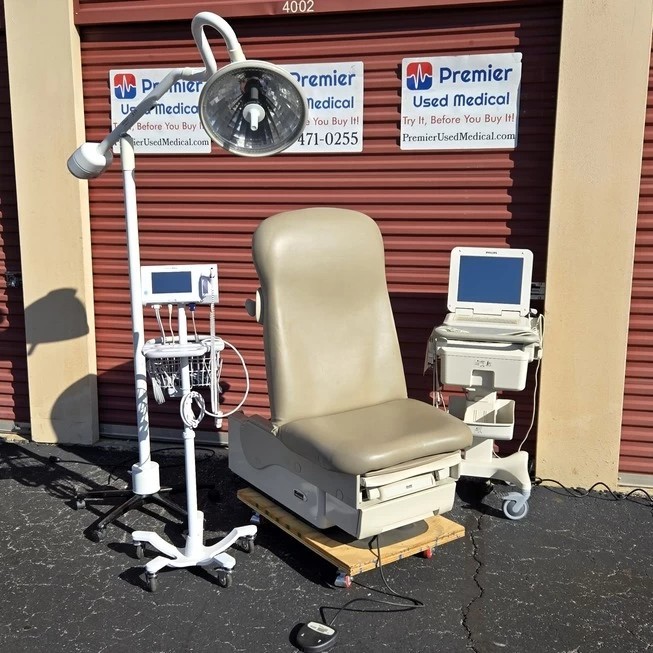 Ritter Midmark Power Exam Table 622 w Shadow Upholstery *Premier Used Medical*