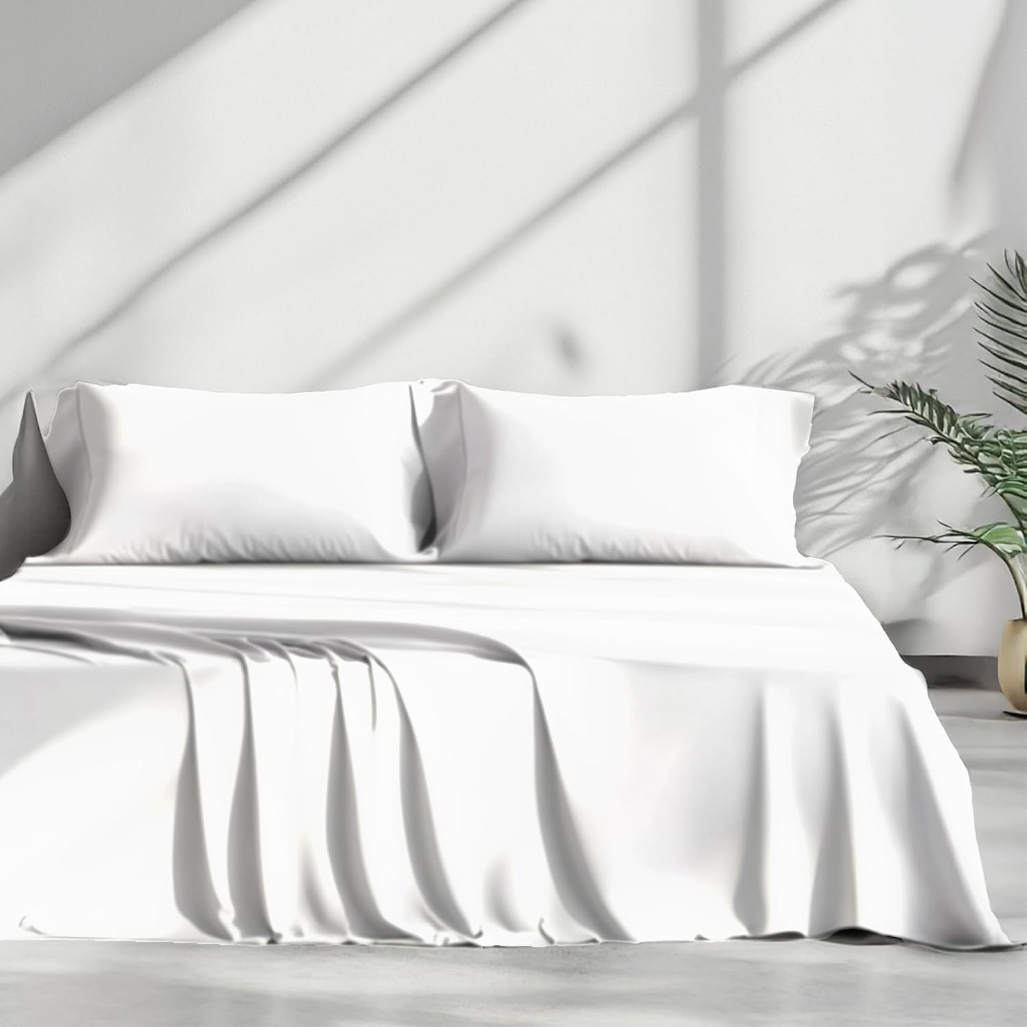 Birch & Moon 100% Certified Egyptian Cotton Sheets - 1200 Thread Count
