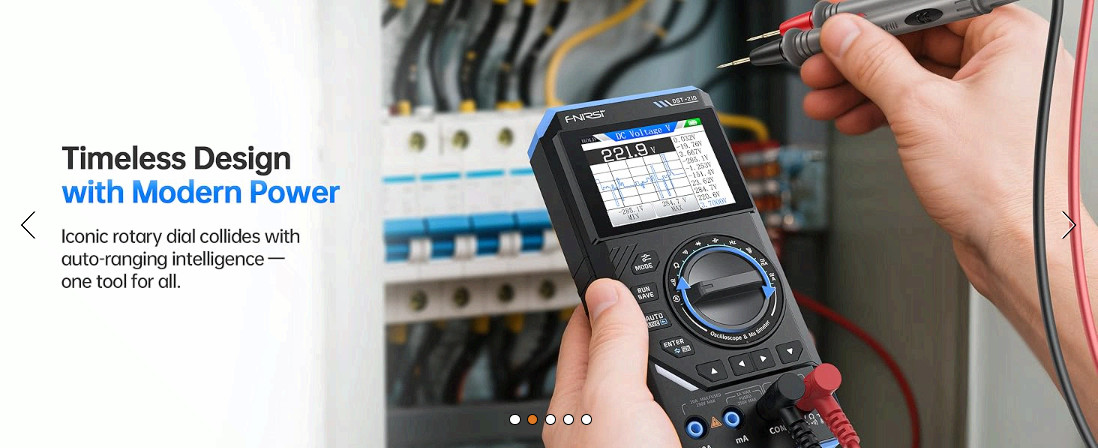 DST-210 3in1 Oscilloscope Multimeter 10MHz 48MS/s 19999 Counts AC/DC Tester