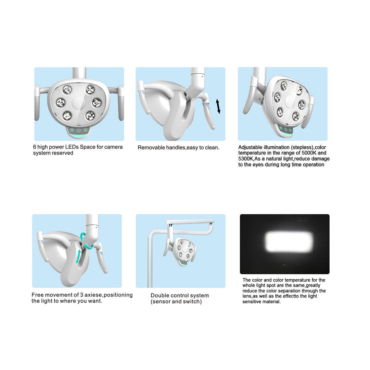 COXO Dental LED Lamp Oral Light Induction Senser Reflectance / Intraoral Camera