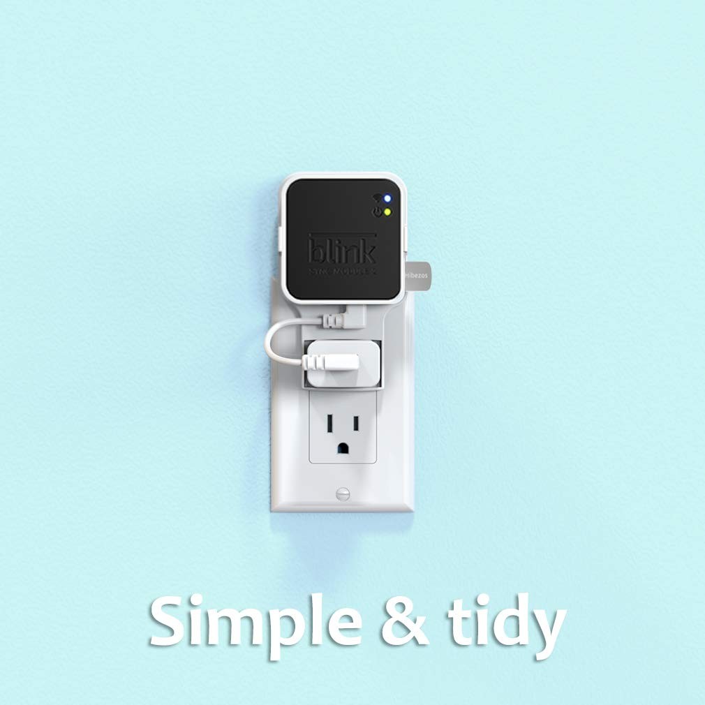 256GB USB Flash Drive and Outlet Mount for Blink Sync Module 2, Save Space an...