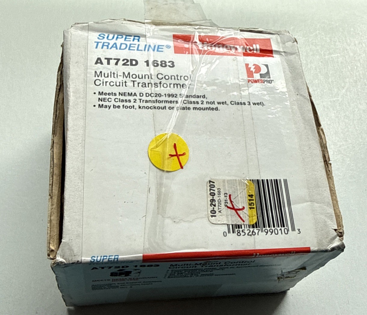 New HONEYWELL RESIDEO AT72D 1683 MULTI-MOUNT CONTROL CIRCUIT TRANSFORMER 120v