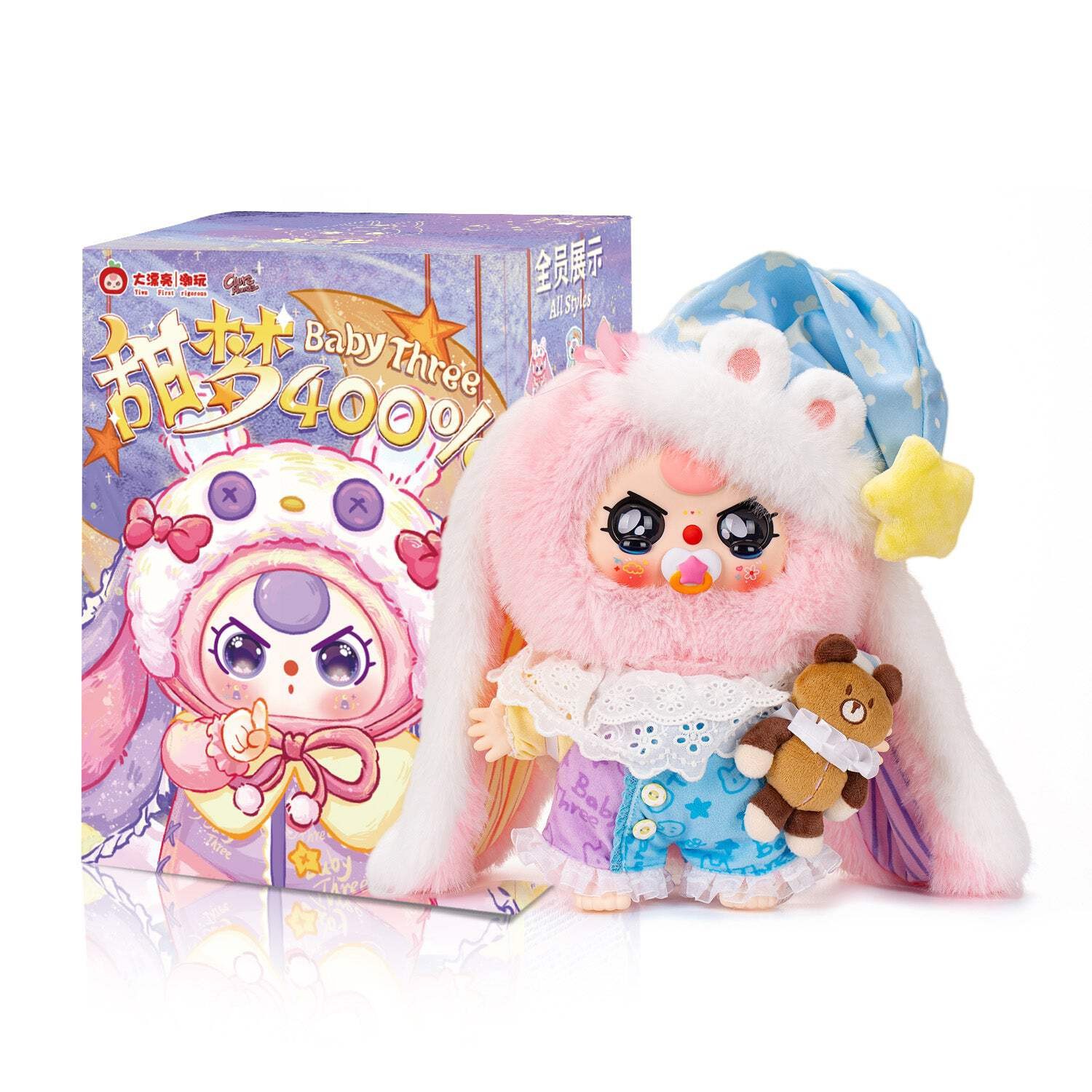 Baby Three Sweet Dream 400% Plush Blind Box Cure Planet 17" Large Soft-Vinyl
