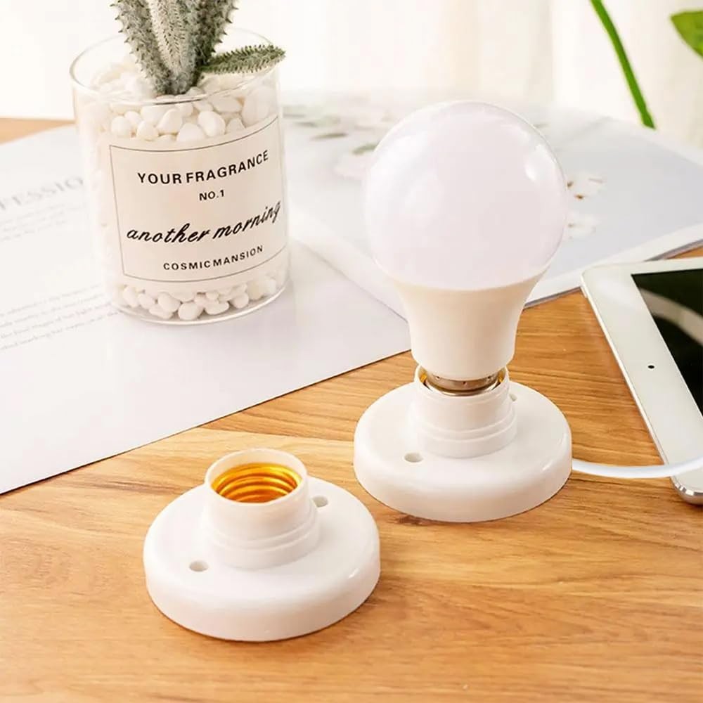15ft Light Socket with Cord E26/ E27 Light Bulb Socket with On/Off Switch Han...